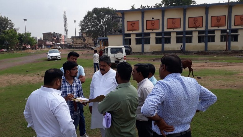 मेयर नीरज पाल ने आत्मानंद स्कूल का किया निरीक्षण, स्कूल निर्माण के कार्यों की प्रोग्रेस लेकर कार्य शीघ्र पूर्ण करने के दिए निर्देश