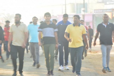 जिले में एकता दौड़ में बड़ी संख्या में बच्चे, युवा, महिलाएं, जनप्रतिनिधियों एवं सभी वर्ग के नागरिक हुए शामिल