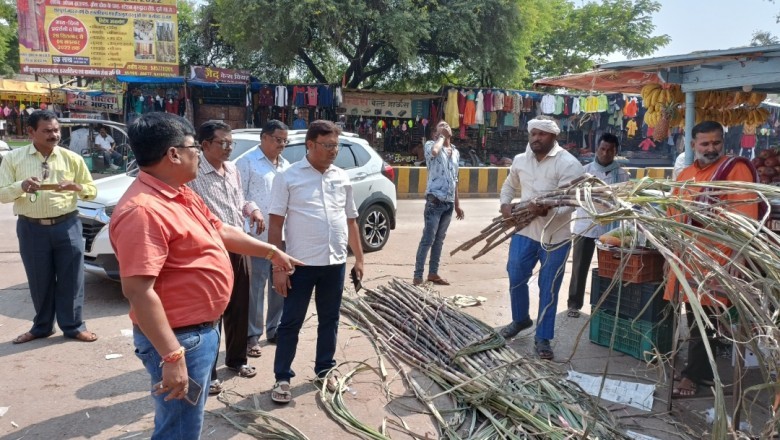मोर शहर मोर जिम्मेदारी अभियान के तहत बाजार क्षेत्र में कार्रवाही के दौरान व्यवस्था बिगाड़ने वाले दुकानदारो को अधिकारियों ने दी समझाईस,कहा अंतिम चेतवानी :