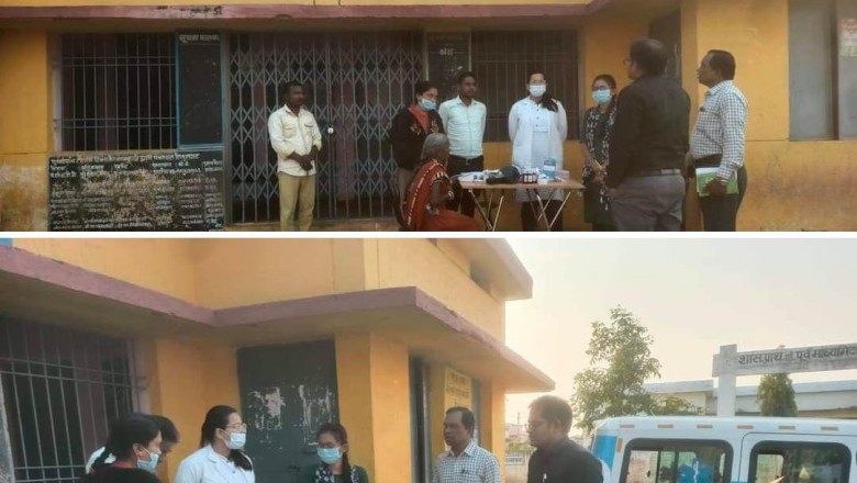 हाट बाजार क्लीनिक का निरीक्षण :
