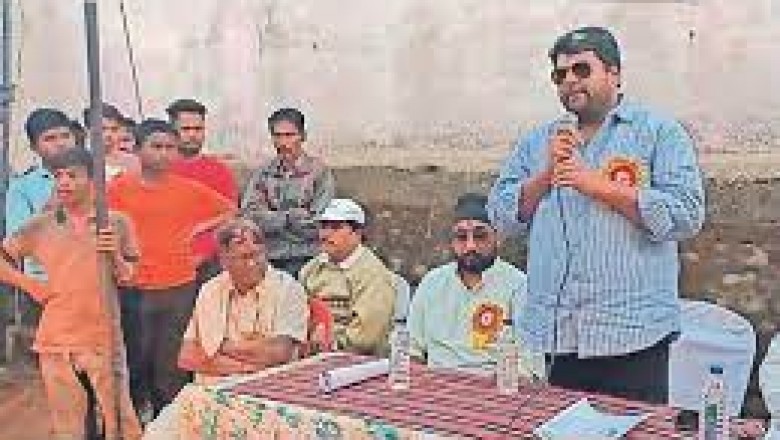 अध्‍यक्ष जितेंद्र मुदलियार ने किया कबड्डी प्रतियोगिता का उद्‌घाटन :