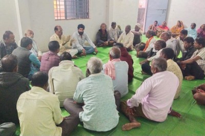 खुज्जी विधानसभा के नागर कोहरा में मोर आवास मोर अधिकार का भाजपा ने लगाया जन चौपाल