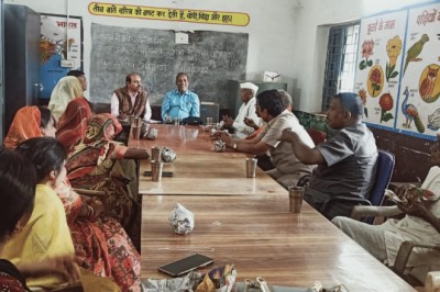 तुमडीेबोड मे शाला प्रबंधन समिति की बैठक सम्पन्न