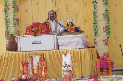 भागवत कथा पर विश्वास ही फल देता है : पंडित होमेंद्र दुबे