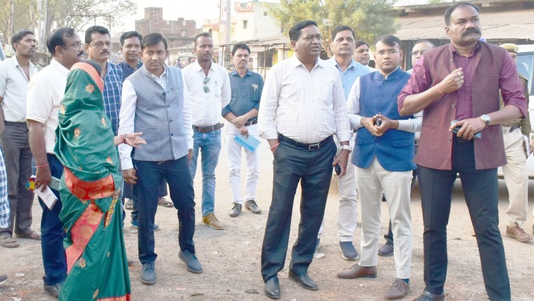 मुख्यमंत्री के आगमन की तैयारी का कलेक्टर  और एसपी ने किया मुआयना :