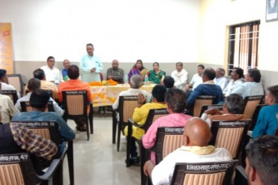 राजनांदगांव जिला साहू संघ ने नांदगांव प्रभारी चतुर्भुज साहू ,सह प्रभारी अंजनी साहू का किया जोरदार स्वागत