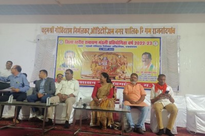 जिला स्तरीय रामायण प्रतियोगिता में प्रथम खपरी कला ,द्वितीय भेडीकला की मंडली रही :
