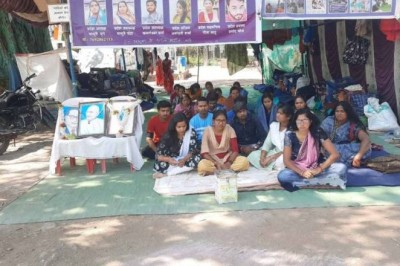 बूढ़ातालाब धरना स्थल मामला :