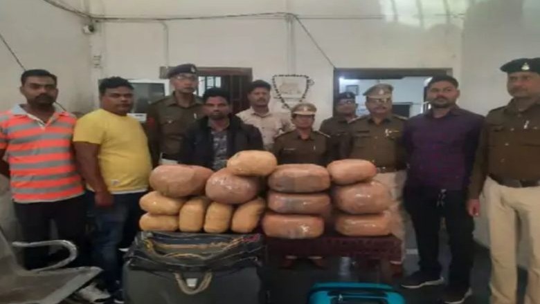 ट्रेन से गांजा तस्करी, युवक गिरफ्तार :