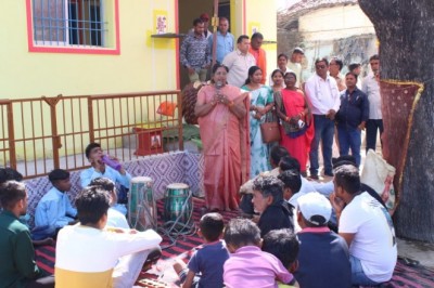 मोहड में निर्मित सामुदायिक भवन का महापौर ने किया लोकार्पण :