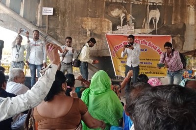 राजनांदगाव : छत्तीसगढ़ शासकीय उचित मूल्य दुकान संचालक विक्रेता कल्याण संघ तीन दिवसीय धरना प्रदर्शन :