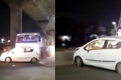 ट्रक ने कार को मारी टक्कर, फिर 3 किमी तक घसीटा :