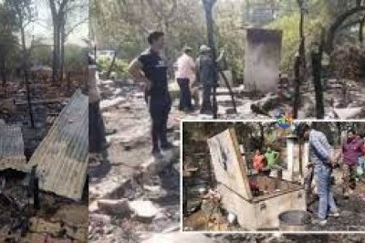 आगजनी : भिलाई के टाउनशिप क्षेत्र में स्थित हॉस्पिटल सेक्टर की 20 से 25 झोपड़ियां जलकर खाक