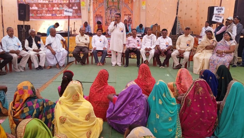 खपराभाट मे आयोजित मानस गान सम्मेलन मे शामिल हुए ज़िला साहू संघ राजनांदगांव :