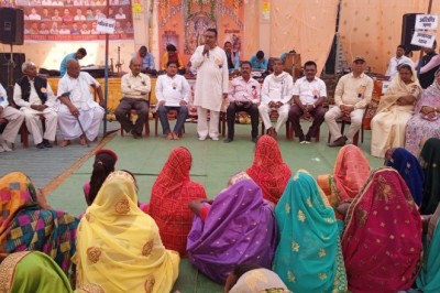 खपराभाट मे आयोजित मानस गान सम्मेलन मे शामिल हुए ज़िला साहू संघ राजनांदगांव :