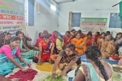 पलास फूल से हर्बल गुलाल, सीताफल से आईसक्रीम, अम्बाड़ी एवं बेल से शर्बत बनाने के विषय पर कृषक प्रशिक्षण सम्पन्न :