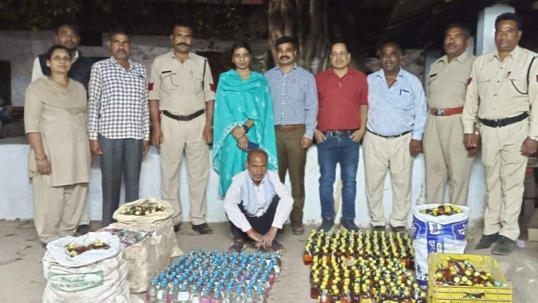 आबकारी विभाग द्वारा 178.92 बल्क लीटर मदिरा जप्त किया गया :