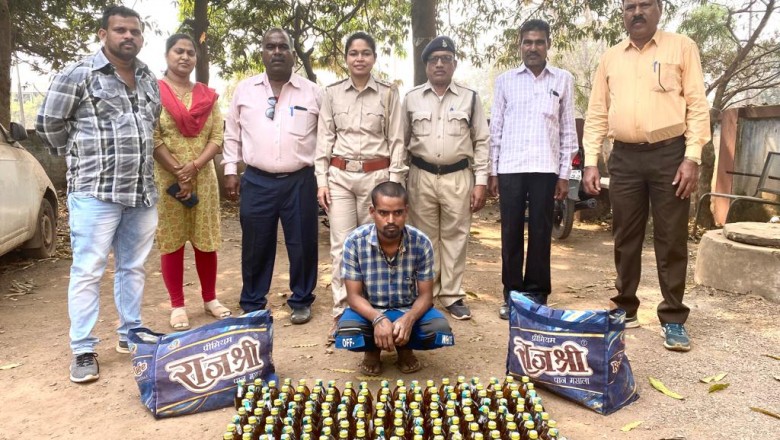 आबकारी विभाग द्वारा 77.58 बल्क लीटर मदिरा जप्त किया गया :