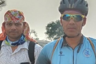 मिशन साइकिल यात्रा 2023 - दो शिक्षकों ने शुरू की अपनी सायकिल यात्रा