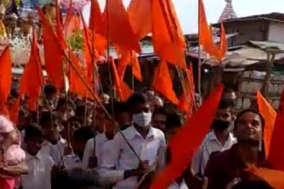 गैंदाटोला मे हिन्दू नववर्ष पर निकाली गई भव्य शोभायात्रा