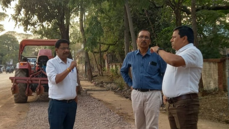 निगम आयुक्त लोकेश चन्द्राकर ने सौंदर्यीकरण कार्यों का किया निरीक्षण :