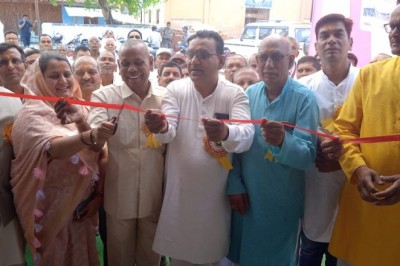 परिक्षेत्रीय साहू समाज भवन का लोकार्पण फीता काटकर किया : विधायक खुज्जी छन्नी साहू :