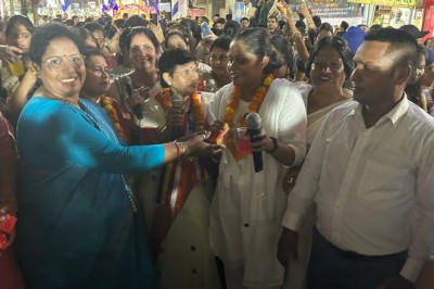 महापौर हेमा देशमुख एवं निगम पदाधिकारियो ने आंबेडकर जयंती के अवसर पर आयोजित जुलुस का किया स्वागत :