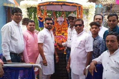 विश्व मानवाधिकार परिषद ने डॉक्टर बाबा साहेब की शोभा यात्रा का किया स्वागत :