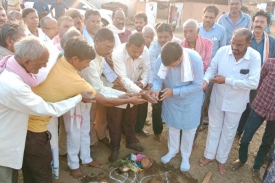 कर्मा सामुदायिक भवन का हुआ भूमिपूजन :