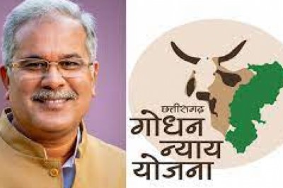 गोधन न्याय योजना के तहत  CM भूपेश बघेल आज हितग्राहियों को 4 करोड़ 40 लाख का करेंगे भुगतान