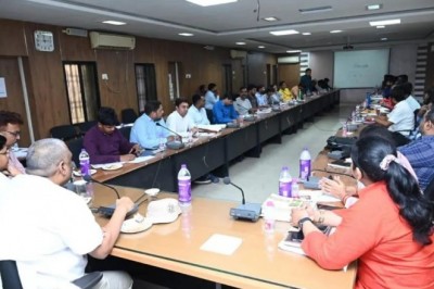 दुर्ग संभाग के रीपा के बेहतर संचालन एवं प्रबंधन पर चयनित तकनीकी सहायता एजेंसियों की एक दिवसीय कार्यशाला संपन्न