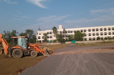 केपीएस पुलगांव स्थल पर अवैध प्लॉटिंग की गई