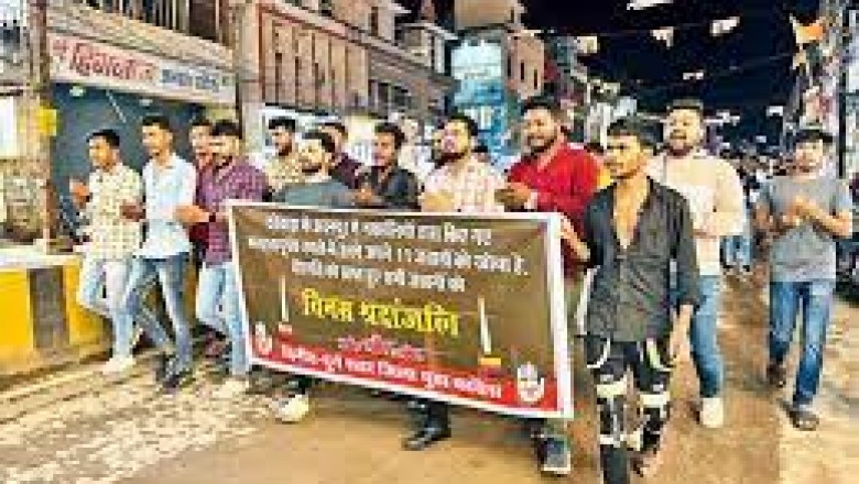 पोलसाय पारा से फरिश्ता काम्पलेक्स तक रैली निकाली  : नक्सली हमले में शहीद जवानो को दी श्रद्धांजलि
