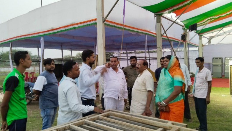 प्रदेश साहू संघ अध्यक्ष टहल सिंह साहू ने मिनी स्टेडियम सिंघोला पहुंचकर किया निरीक्षण :