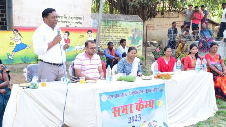 जिले के शासकीय स्कूलों में आयोजित हो रहे समर कैम्प में लगभग 15 हजार से अधिक बच्चे हो रहे शामिल :