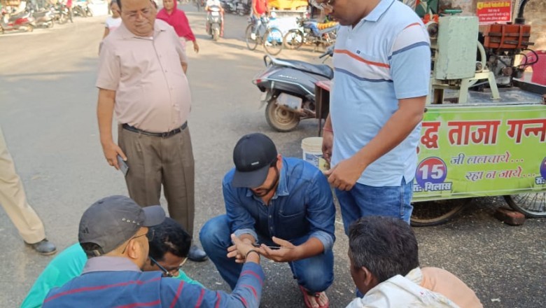 आयुक्त ने किया शहर में चल रहे डामरीकरण कार्य का निरीक्षण :