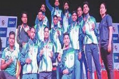 अंडा गाँव के 5 खिलाड़ियों ने 5 गोल्ड मेडल हासिल किए:नेशनल चैंपियनशिप में खिलाड़ियों ने जीते पदक....