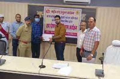 टीबी मुक्त भारत अभियान के क्रियान्वयन में भारतीय रेडक्रॉस सोसायटी जिला शाखा राजनांदगांव ने निक्षय मित्र के रूप में 100 मरीजों को लिया गोद