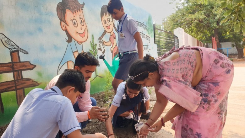 विश्व पर्यावरण दिवस पर जिले के आत्मानंद स्कूलों में किया गया, फलदार पौधों का वृक्षारोपण :
