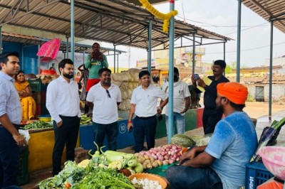 रिसाली के विकास कार्यों का कलेक्टर ने किया निरीक्षण :