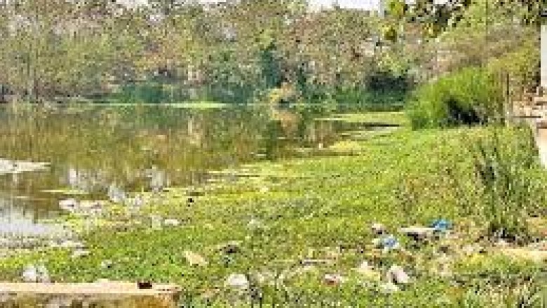पोलसाय पारा तालाब से उठ रही बदबू सफाई कराने 15 दिन का अल्टीमेटम...