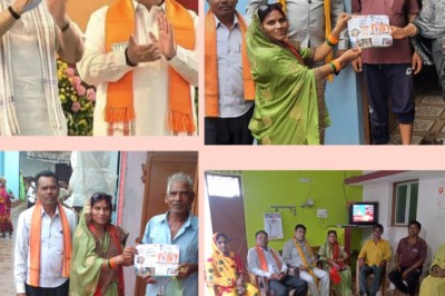 मेरा बुथ सबसे मजबूत घर घर जन सम्पर्क कर रही:  हेमिन लाउत्रे