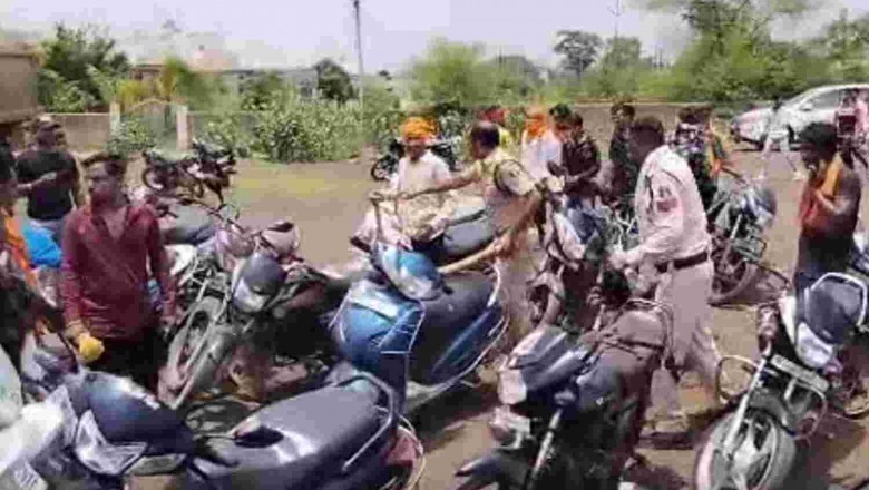 बजरंग दल के दो गुट आपस में भिड़े, थाने में लहराया रिवाल्वर