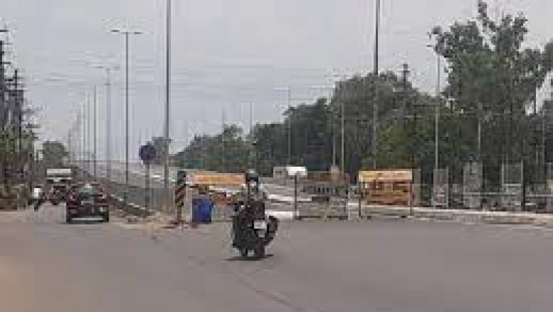 रंग रोगन के लिए पावर हाउस फ्लाईओवर बंद: मार्केट एरिया में फिर लगने लगा जाम, पुरानी सड़क से दौड़ने लगे भारी वाहन...
