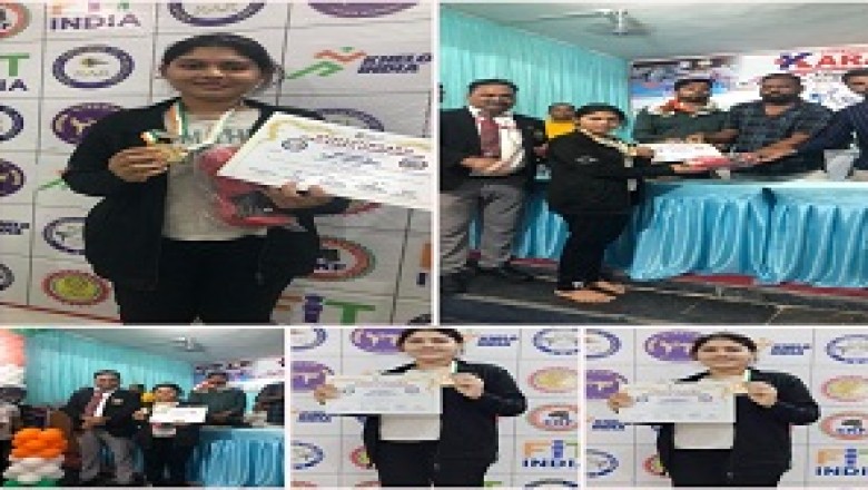 छतीसगढ़  कराटे मे गोल्ड मेडल प्राप्त चुनेश्वरी टांडेकर ने राजनांदगाव जिले को किया  गौरवन्वित...