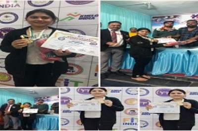 छतीसगढ़  कराटे मे गोल्ड मेडल प्राप्त चुनेश्वरी टांडेकर ने राजनांदगाव जिले को किया  गौरवन्वित...