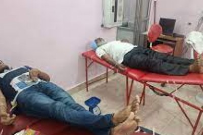 नेहरू नगर के गुरुद्वारा में लगाया शिविर, जिसके चलते 17 लोगों ने रक्तदान कर सेवा भी दी...