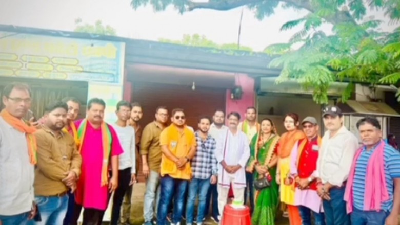कार्यकर्ताओं ने मनाया भारतीय जनता पार्टी अनुसूचित जाति मोर्चा के जिलाध्यक्ष रविन्द्र रामटेके का जन्मदिन