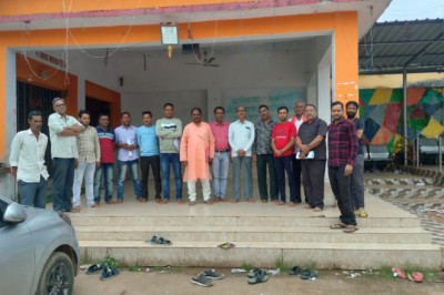 गैंदाटोला मे भाजपा प्रत्याशी गीता घासी साहू को विजयी बनाने लिया संकल्प....