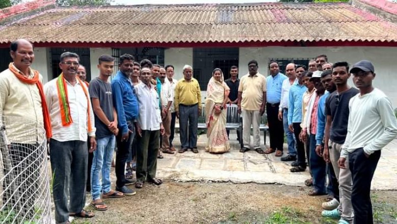 भाजपा विधायक प्रत्याशी  गीता घासी साहू ने लिया जीत का आर्शीवाद....